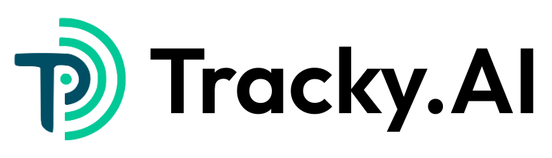 TrackyAI Horizontal Colorido com Preto